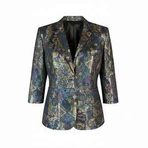 Samantha David Vintage Women's Blazer Multicolor Size Medium